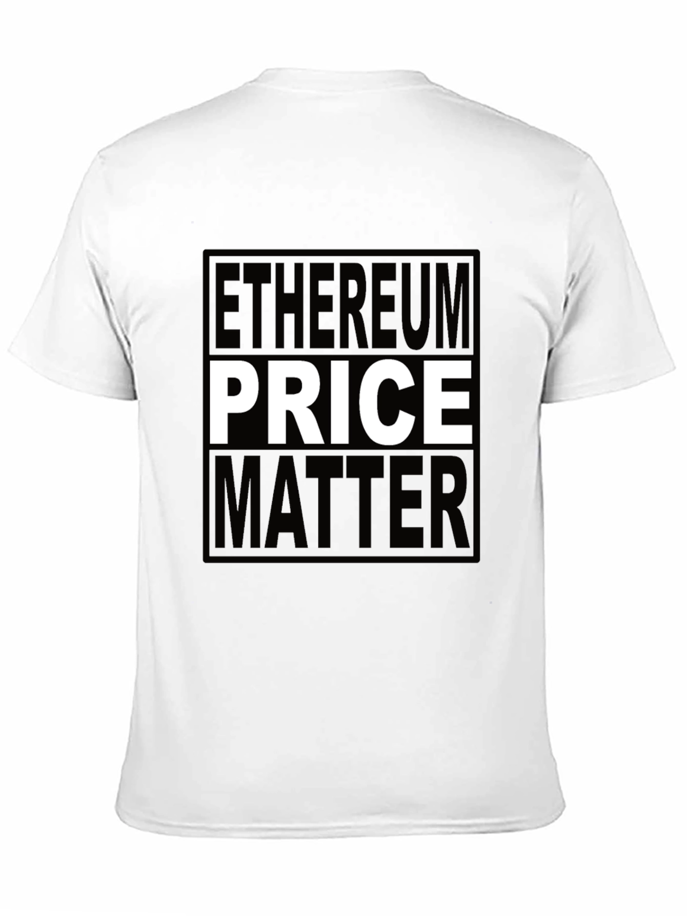 Ethereum Price Matters Graphic Tee - Black