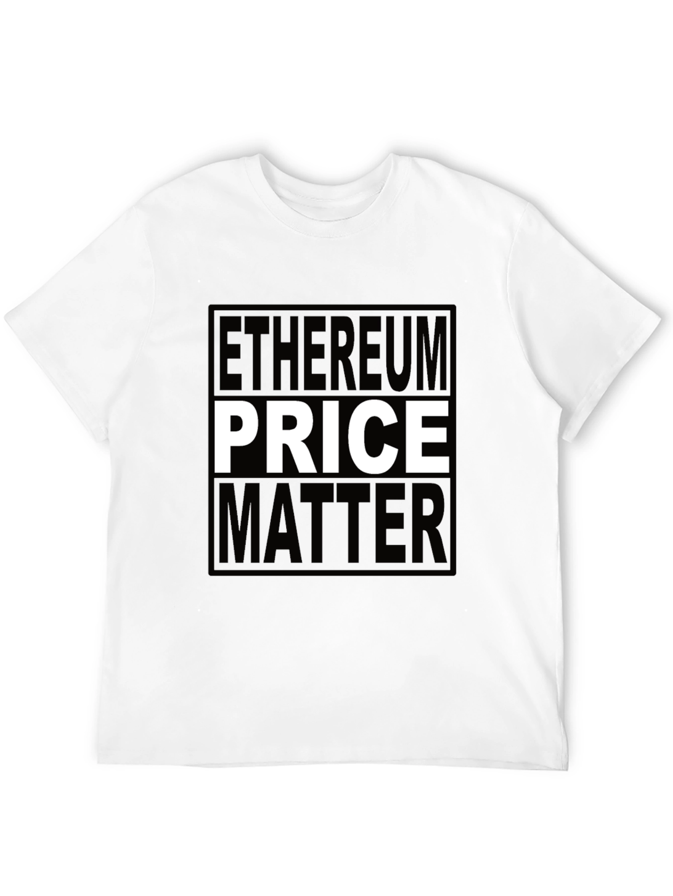 Ethereum Price Matters Graphic Tee - Black