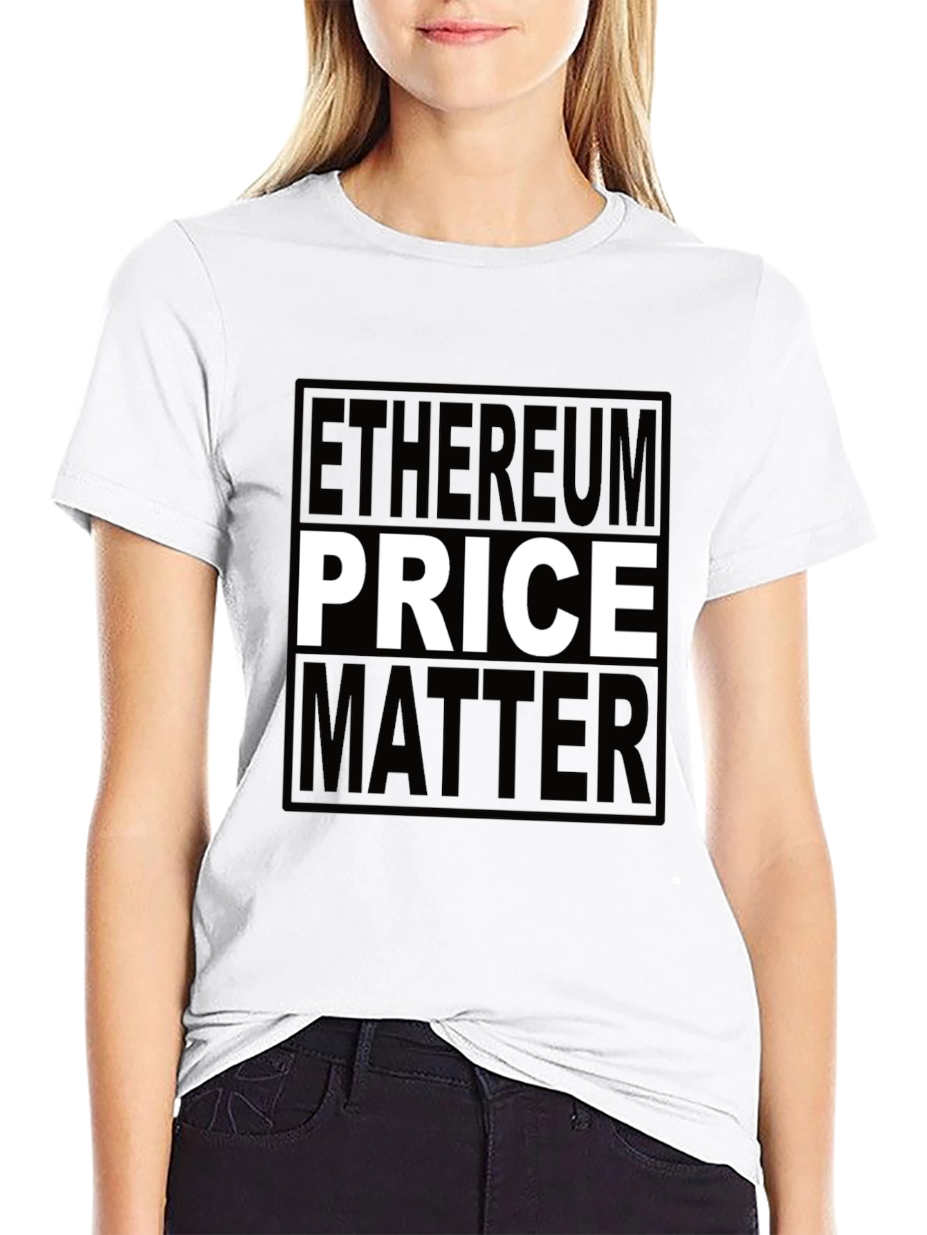 Ethereum Price Matters Graphic Tee - Black