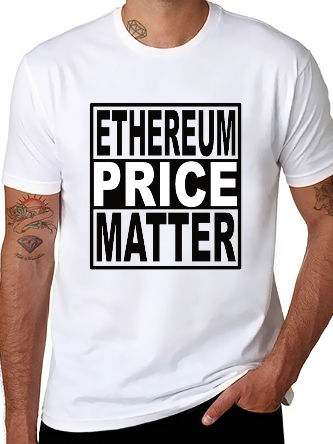 Ethereum Price Matters Graphic Tee - Black