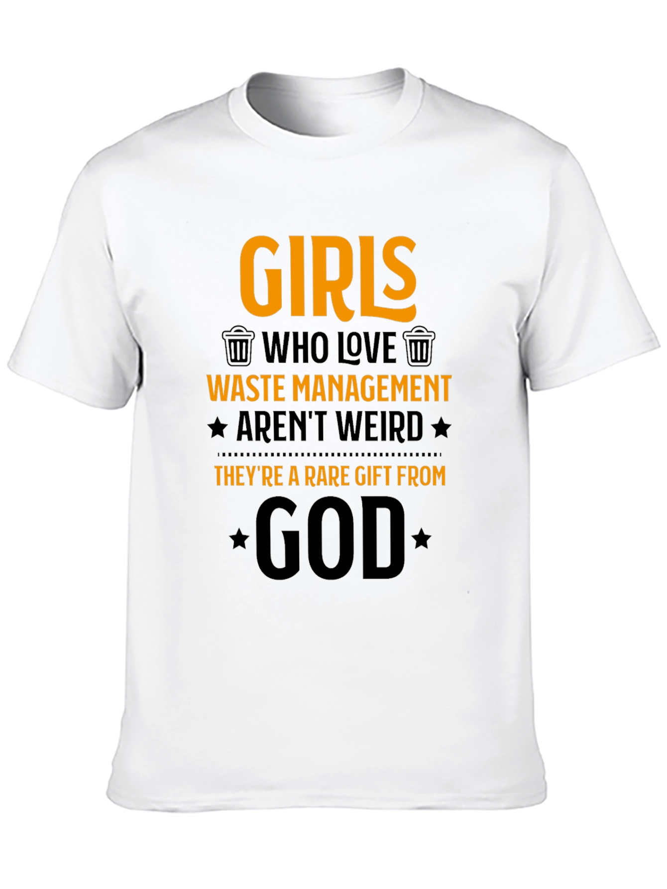 Girls Who Love Waste Management Graphic T-Shirt