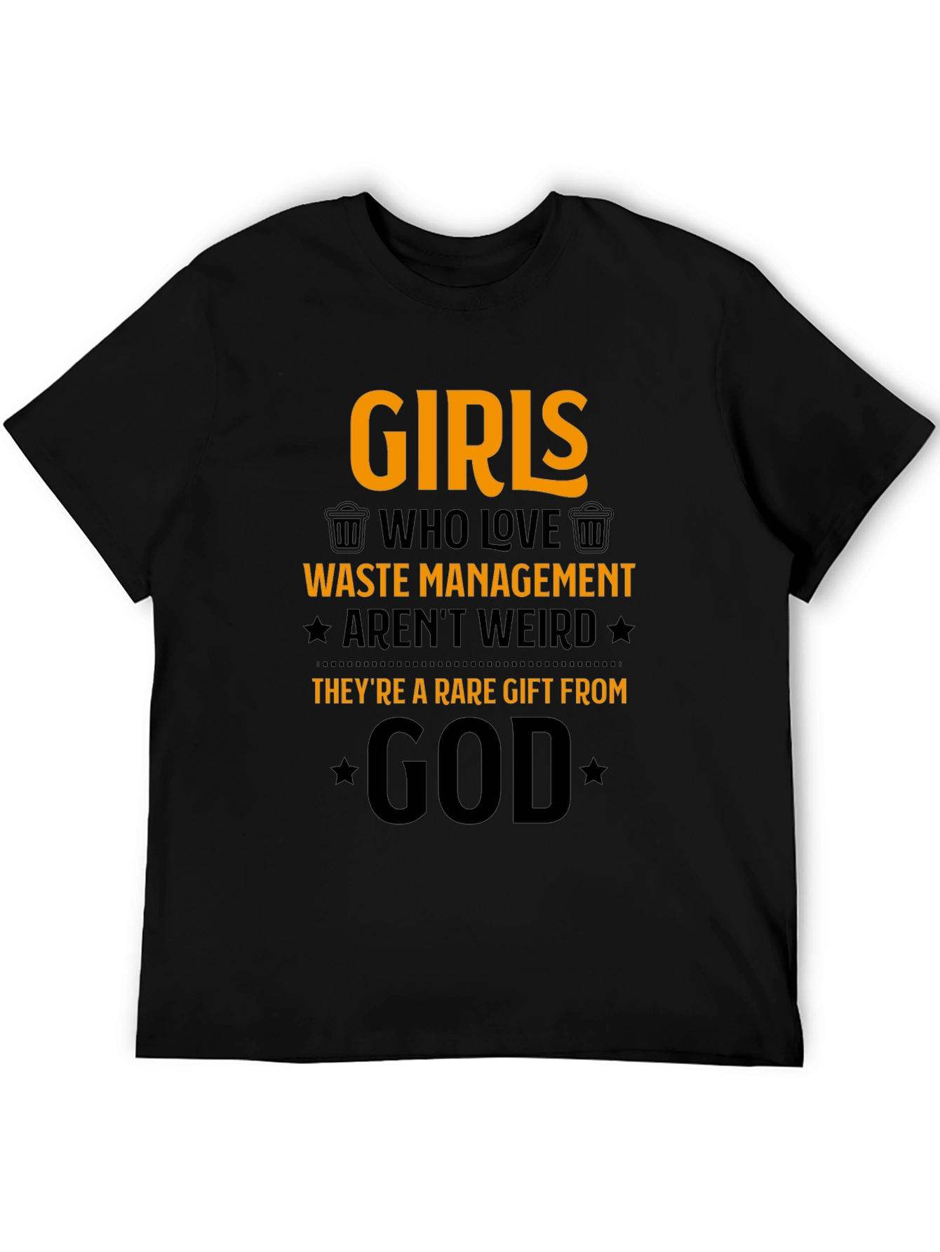 Girls Who Love Waste Management Graphic T-Shirt
