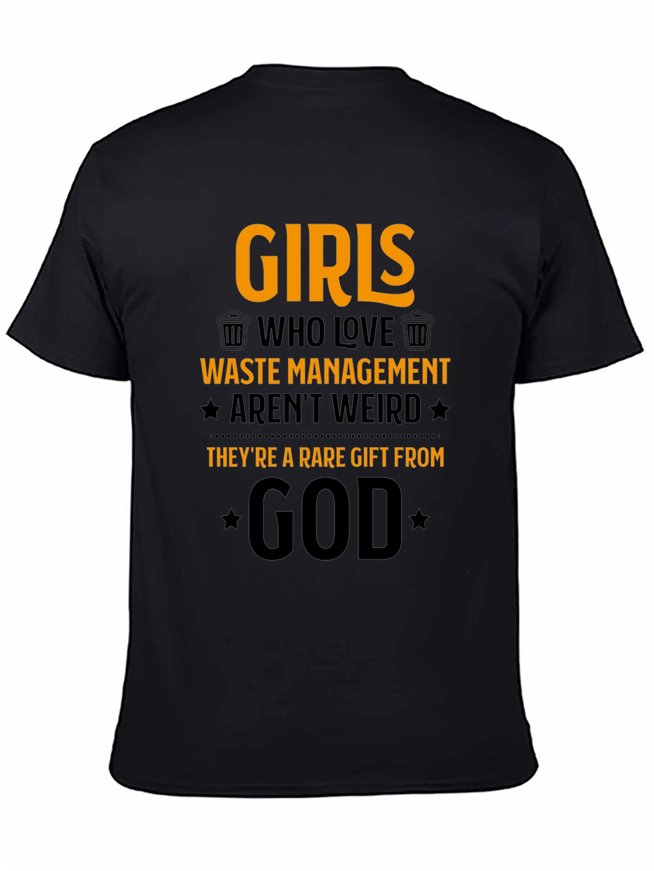 Girls Who Love Waste Management Graphic T-Shirt