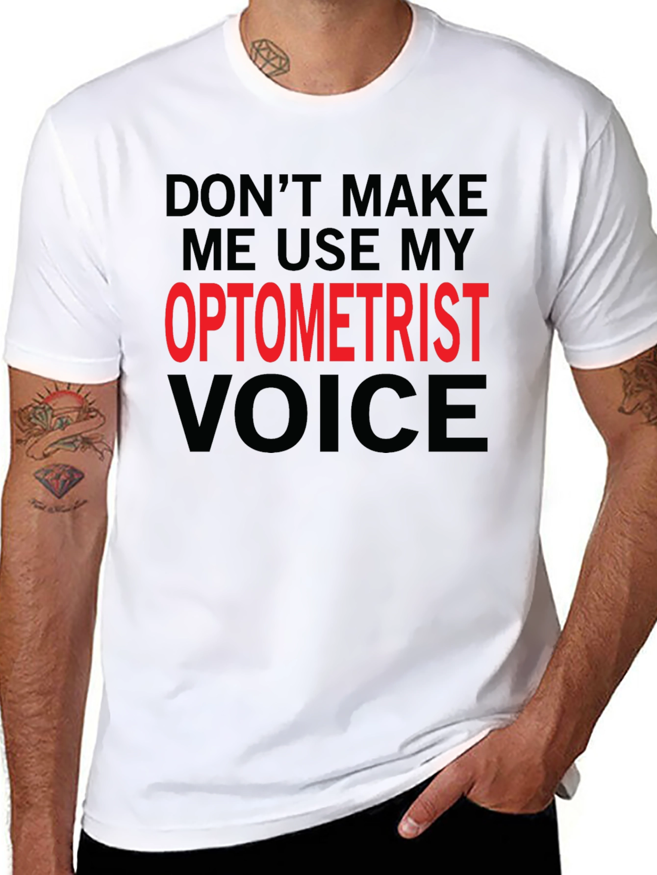 Optometrist Voice T-Shirt - Funny Profession Tee