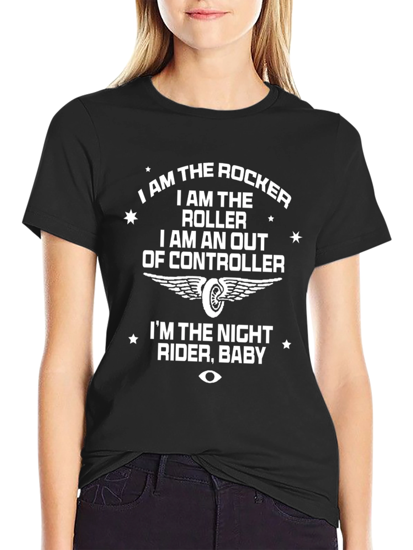 Rocker Roller Out of Controller Night Rider Graphic Tee