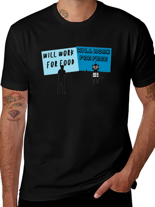 Will Work for Food vs. Free T-Shirt