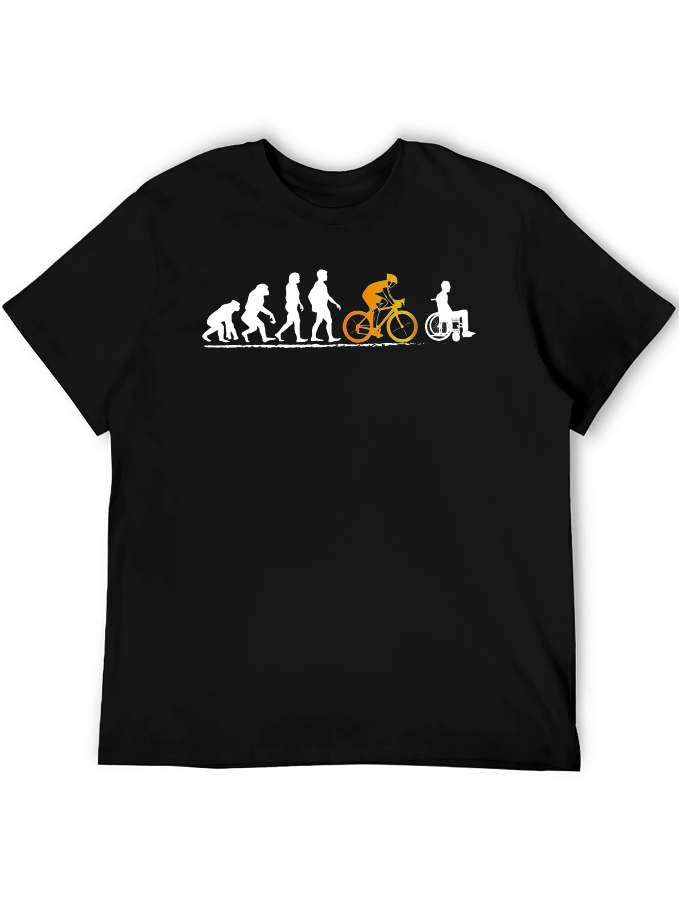 Evolution of Cyclist Funny T-Shirt