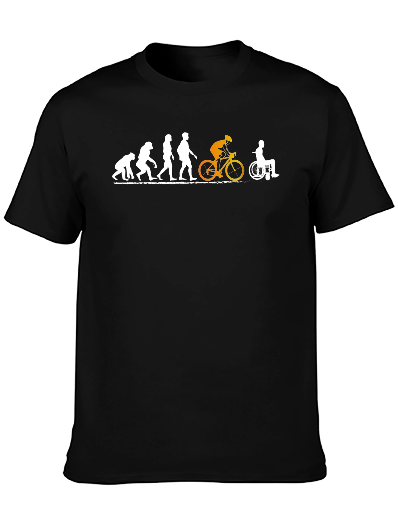 Evolution of Cyclist Funny T-Shirt