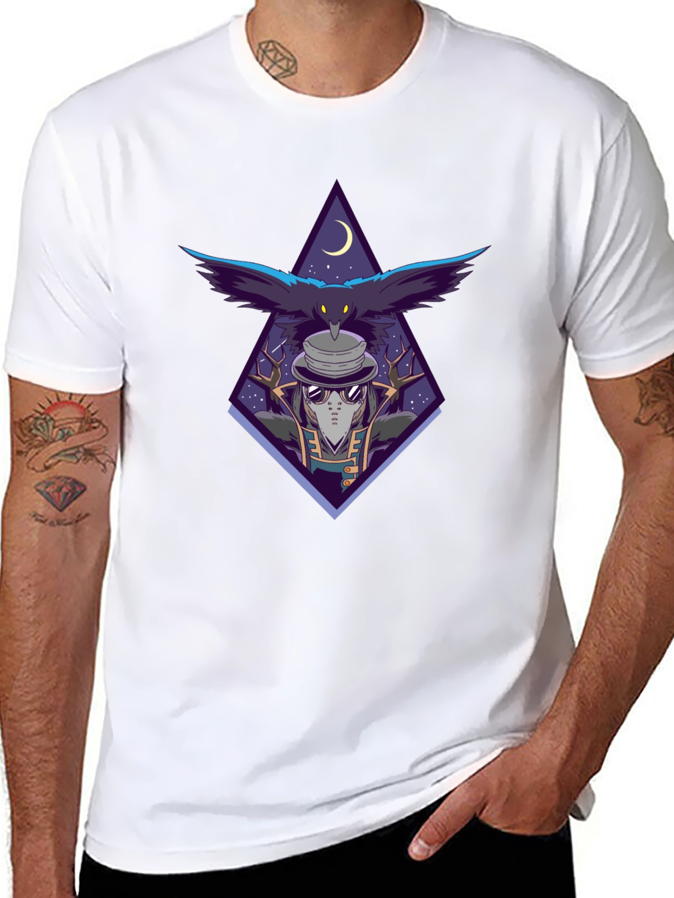 Raven Doctor Graphic Tee - Stylish Mens T-Shirt