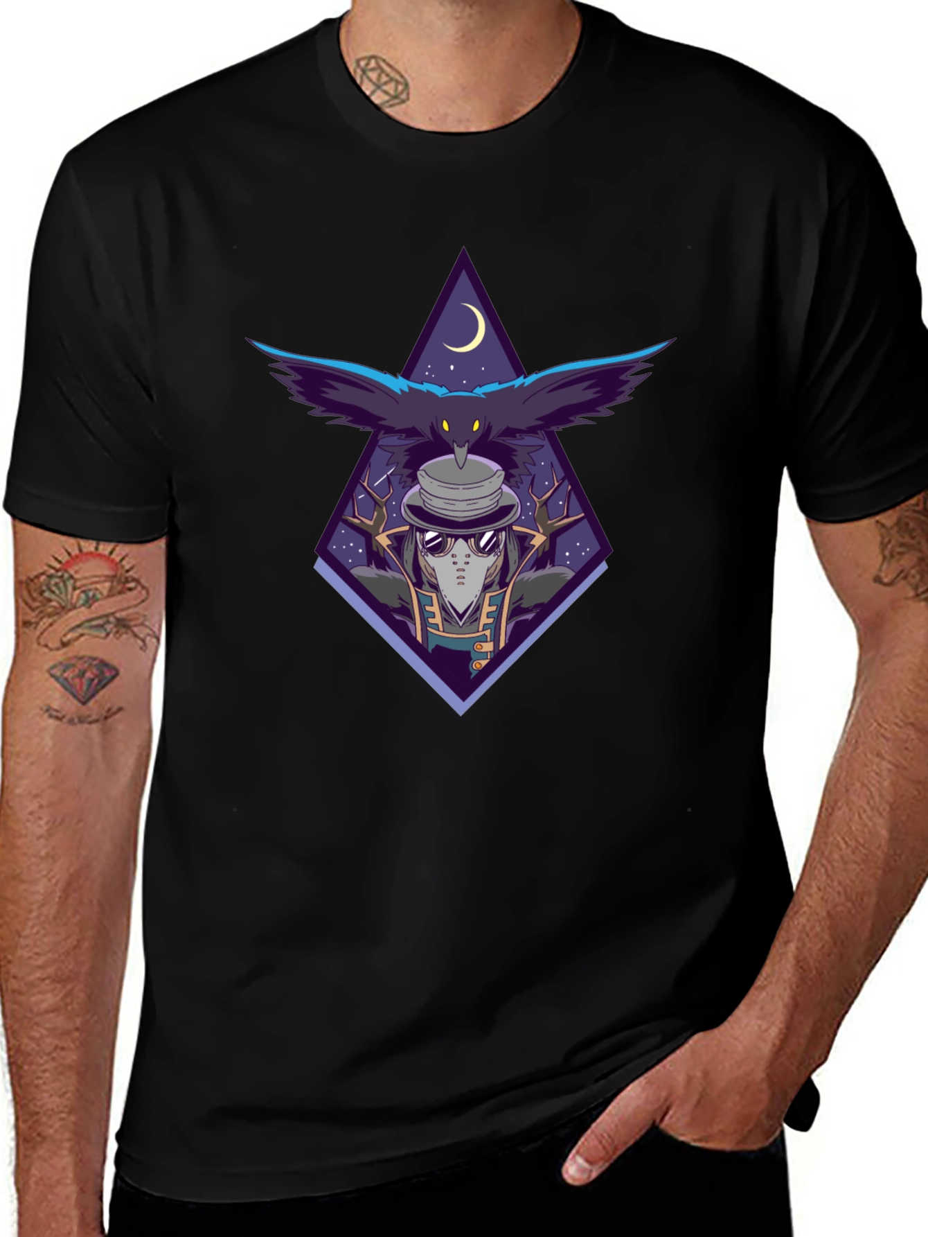 Raven Doctor Graphic Tee - Stylish Mens T-Shirt