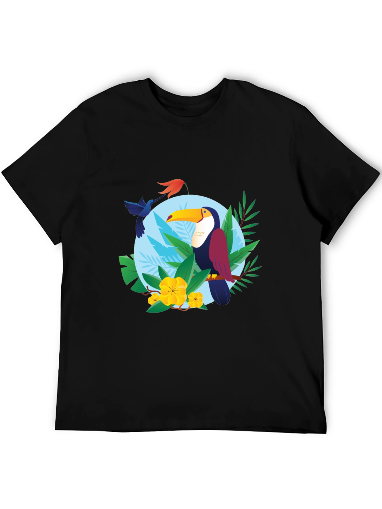 Tropical Toucan Graphic Tee - Vibrant & Comfortable