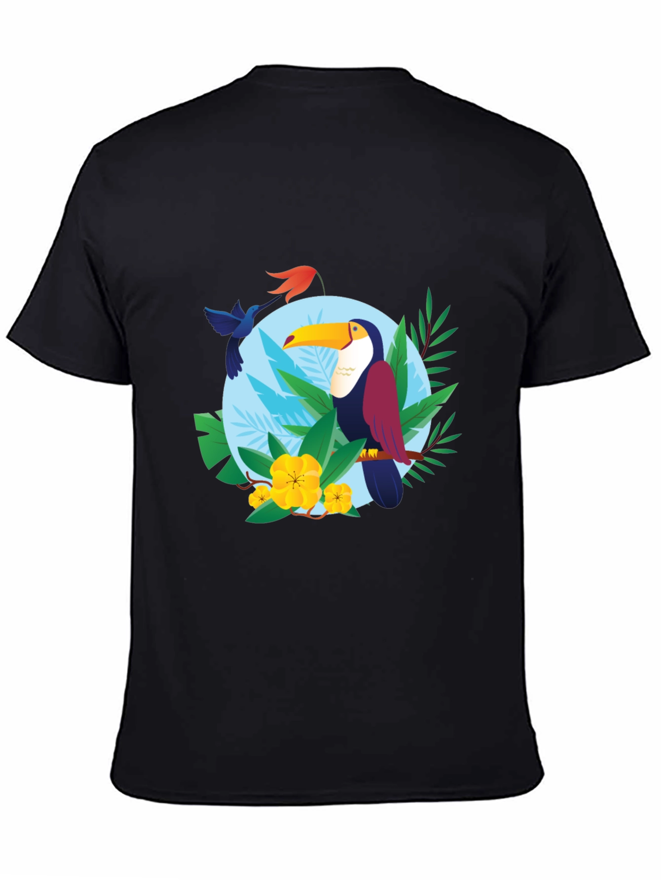 Tropical Toucan Graphic Tee - Vibrant & Comfortable