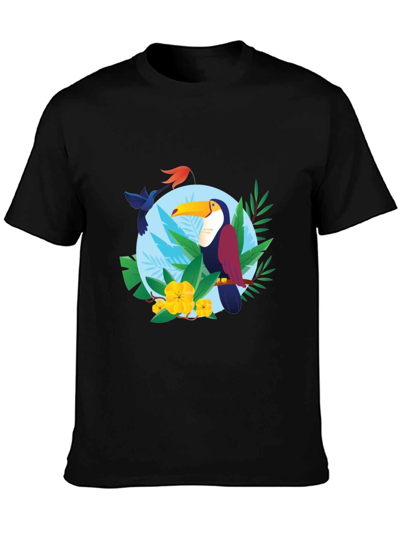 Tropical Toucan Graphic Tee - Vibrant & Comfortable