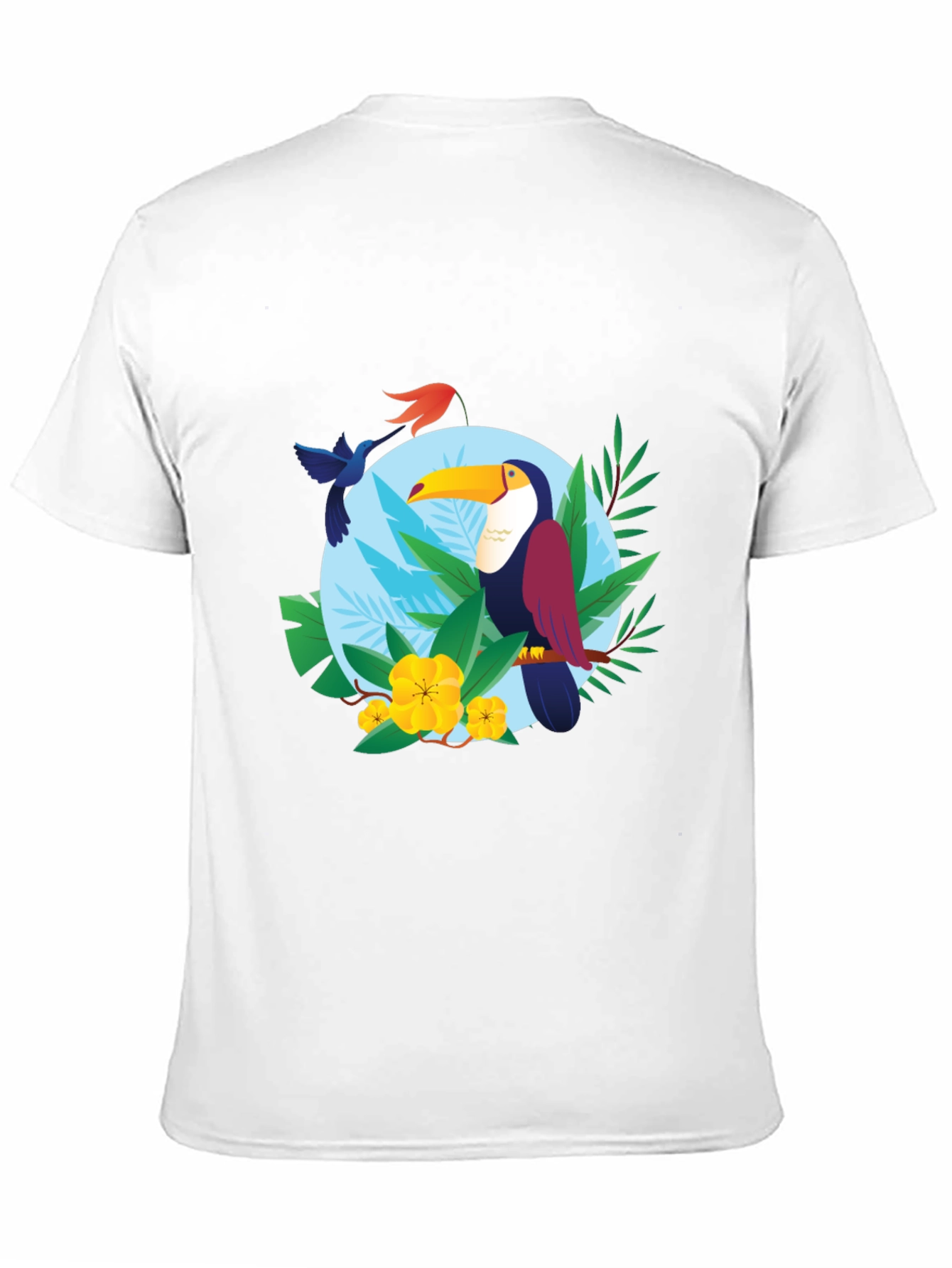 Tropical Toucan Graphic Tee - Vibrant & Comfortable