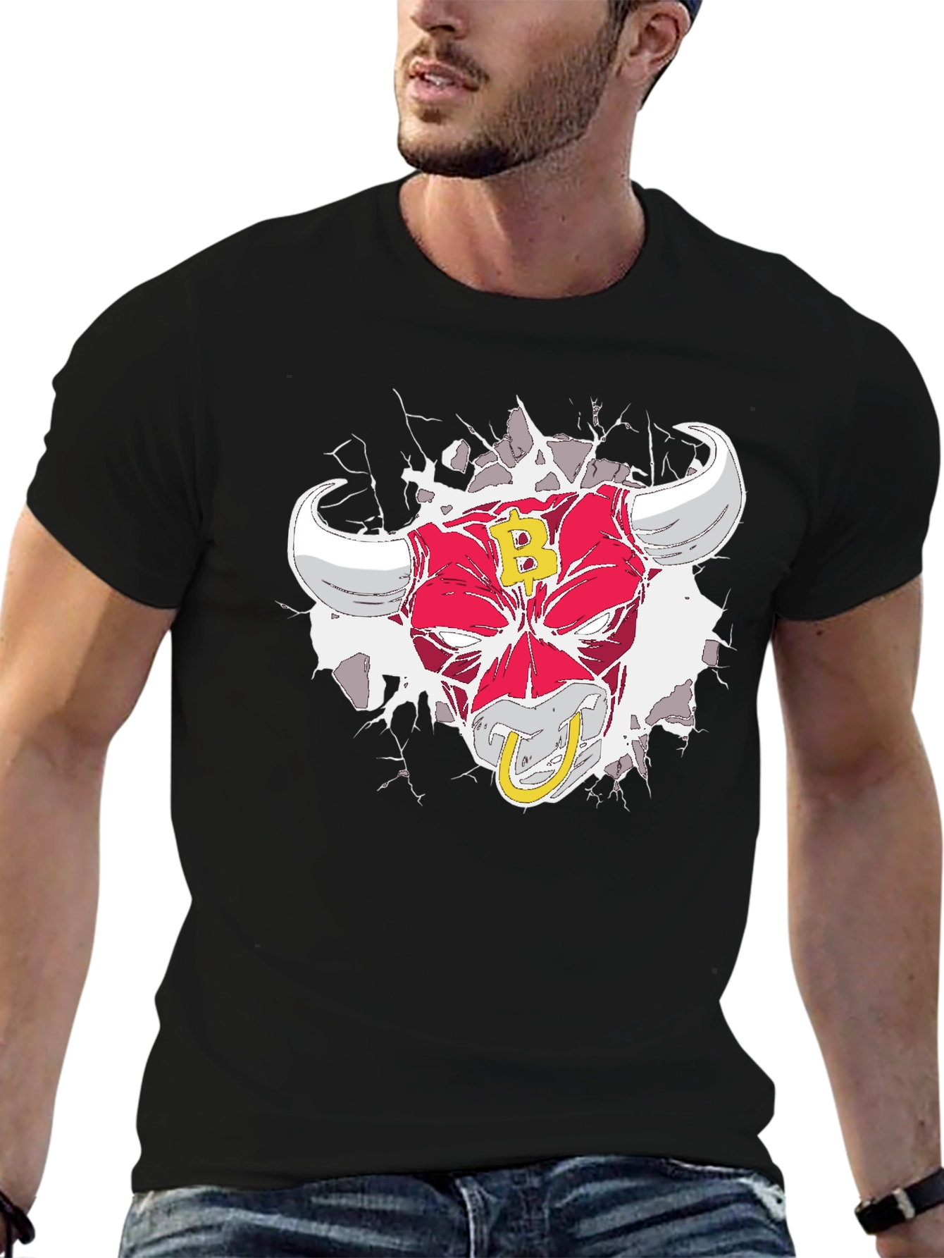 Bitcoin Bull T-Shirt - Crypto Investor Apparel