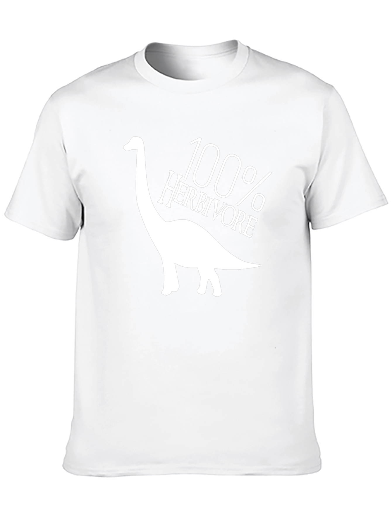 100% Herbivore Dinosaur T-Shirt - Black