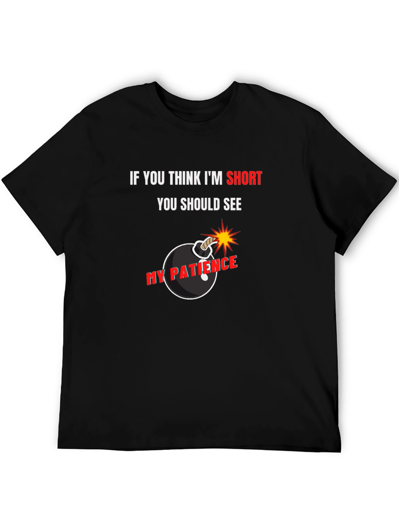 Short Patience Bomb Graphic Tee