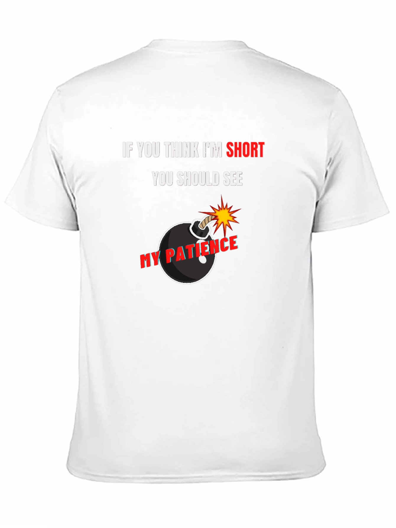 Short Patience Bomb Graphic Tee