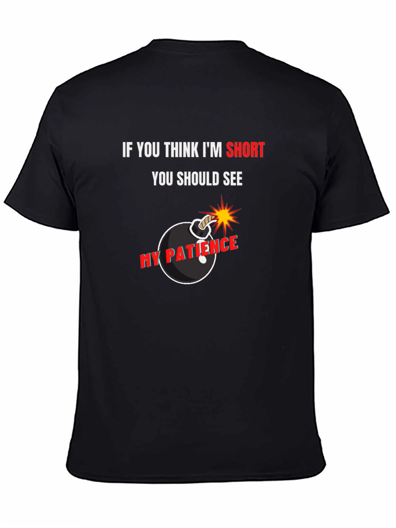 Short Patience Bomb Graphic Tee
