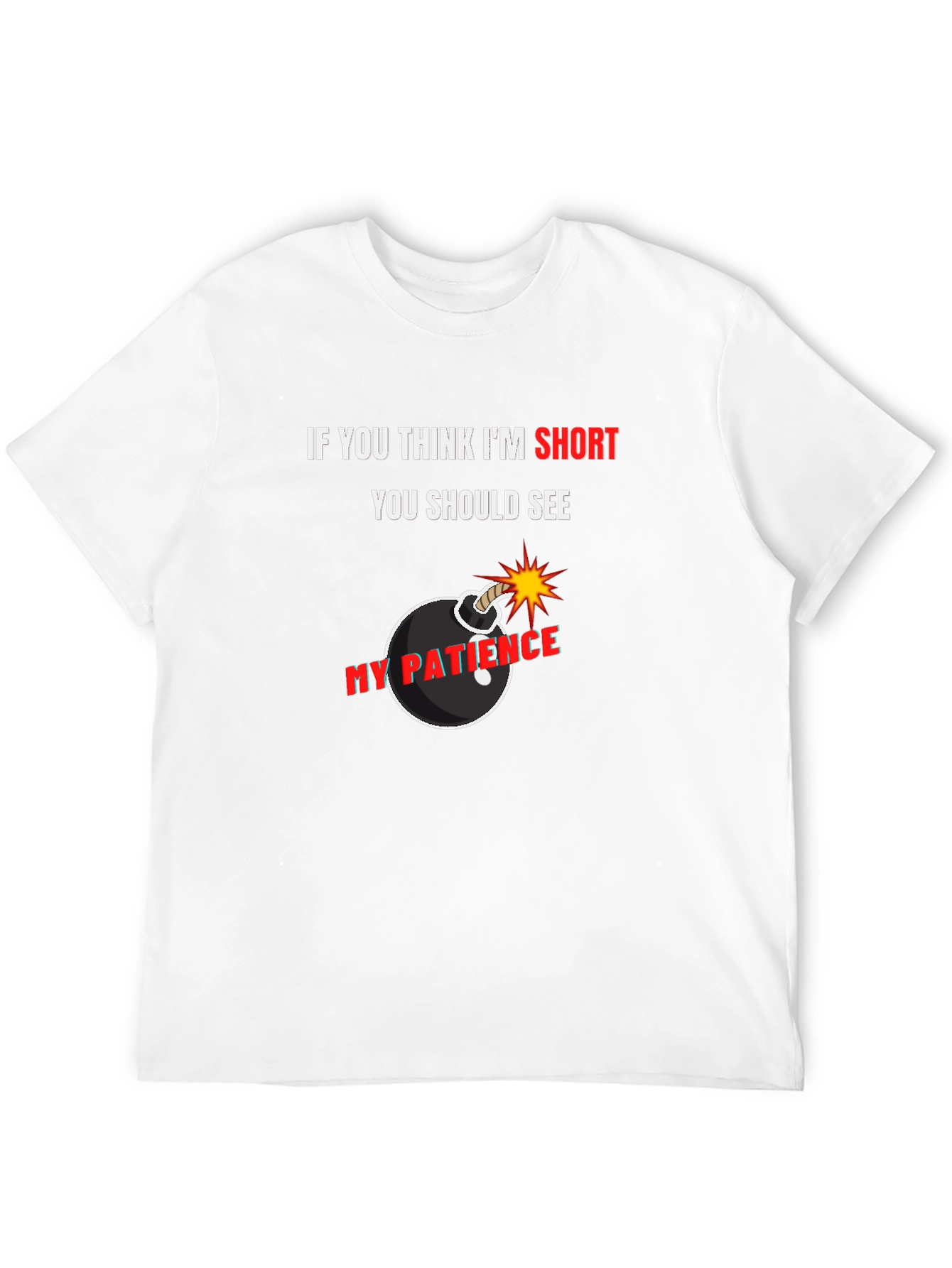 Short Patience Bomb Graphic Tee