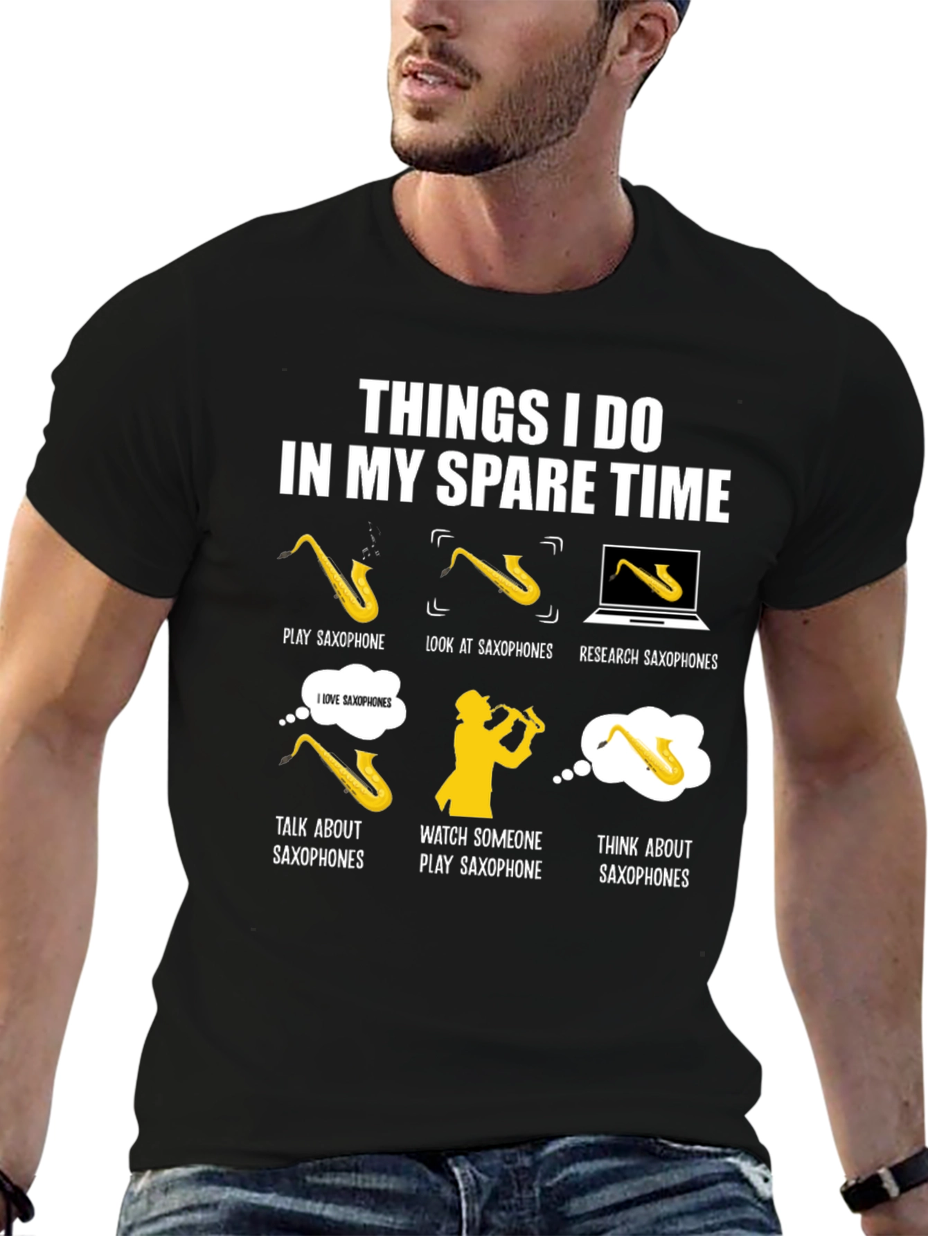 Saxophone Lover T-Shirt - Spare Time Activities