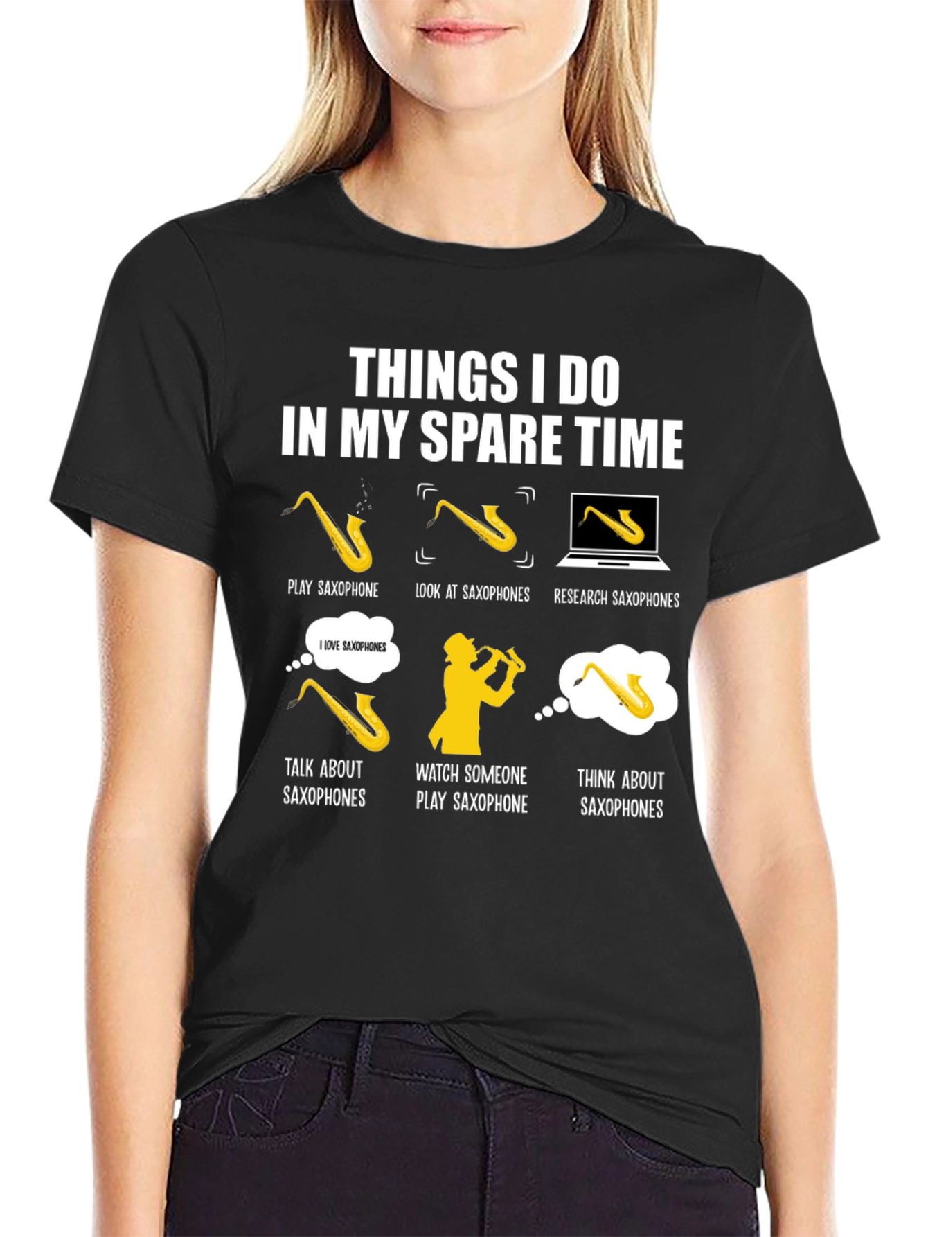 Saxophone Lover T-Shirt - Spare Time Activities
