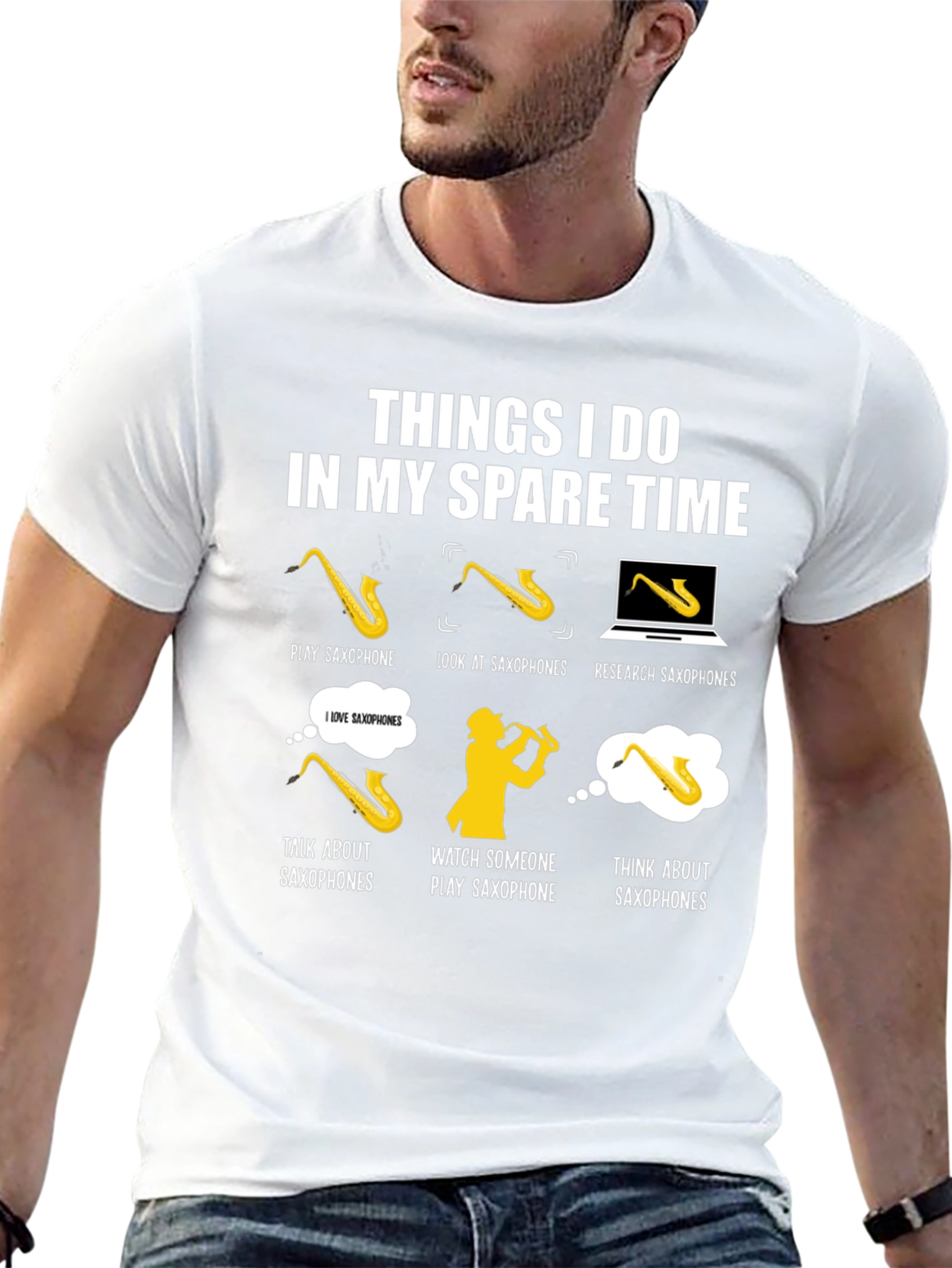 Saxophone Lover T-Shirt - Spare Time Activities