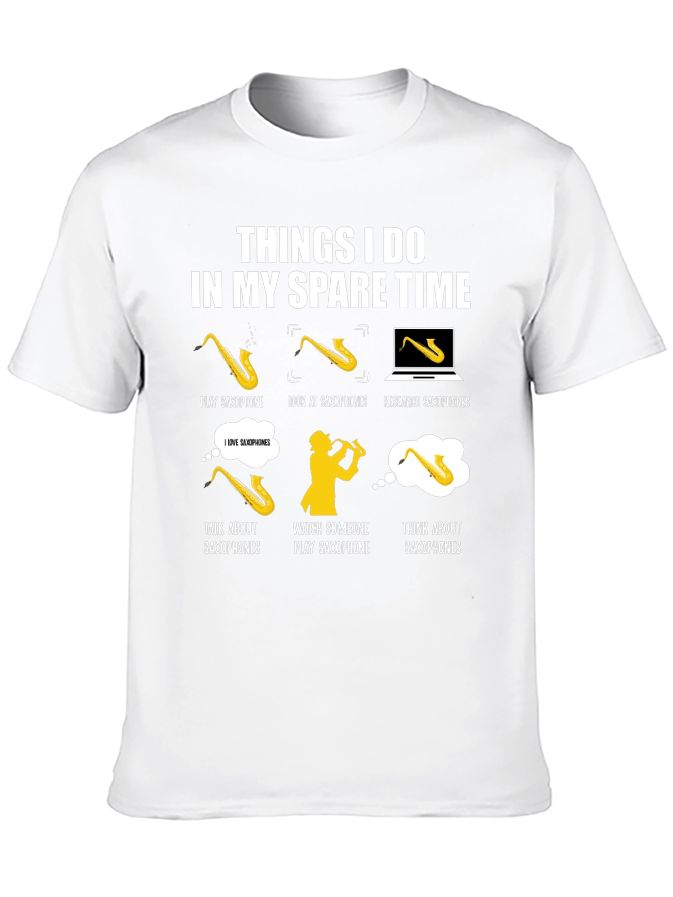 Saxophone Lover T-Shirt - Spare Time Activities