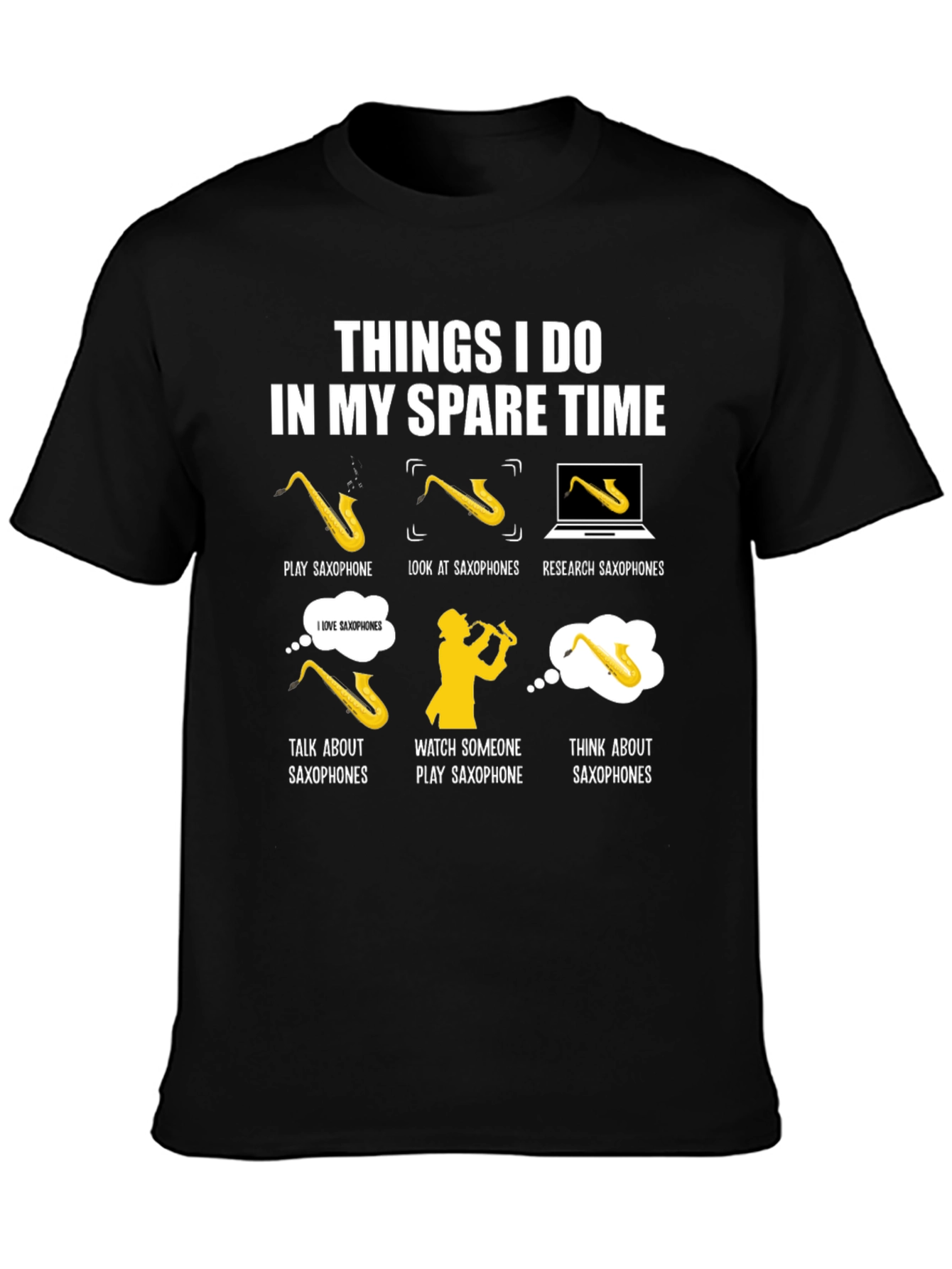 Saxophone Lover T-Shirt - Spare Time Activities