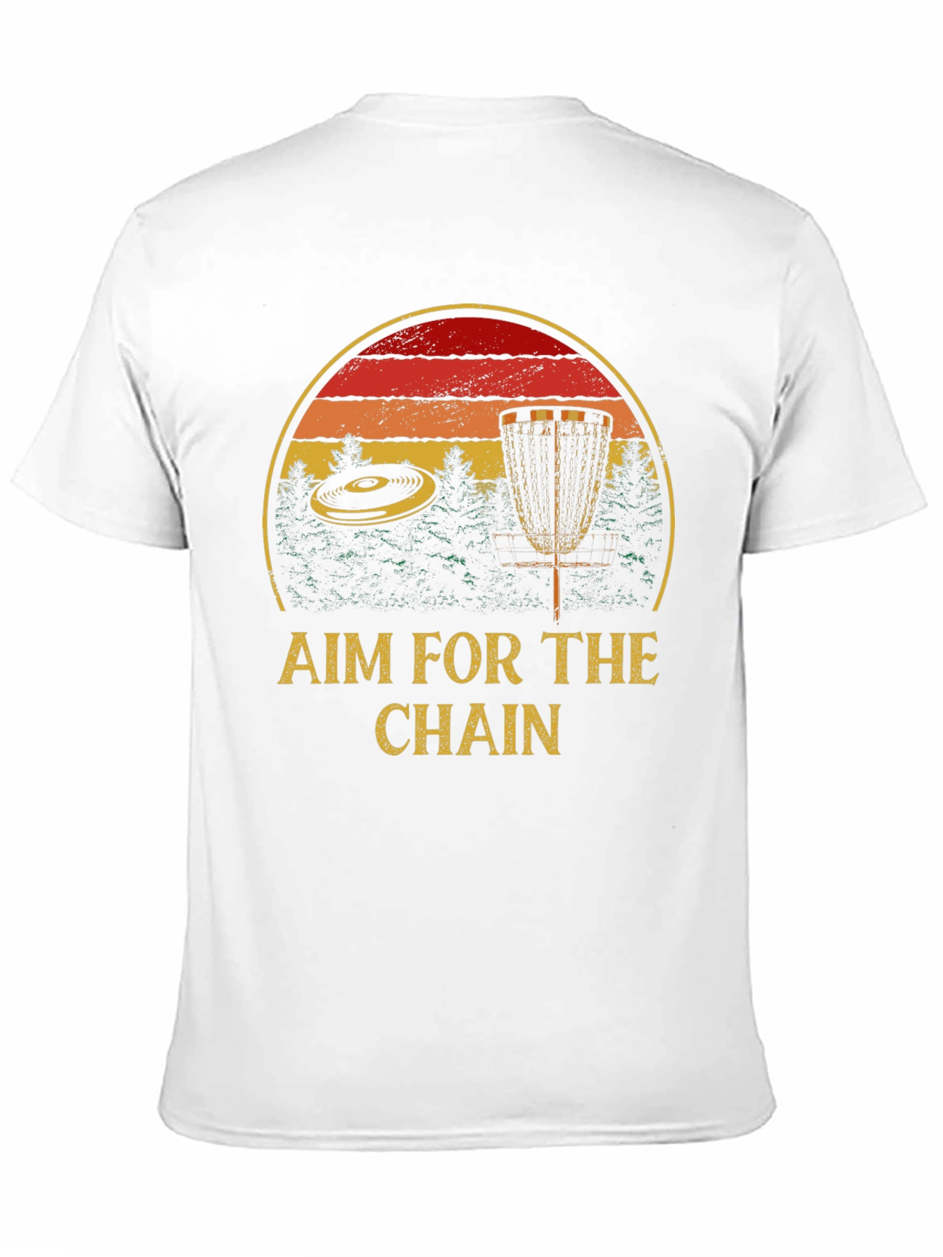 Aim for the Chain Disc Golf Graphic Tee