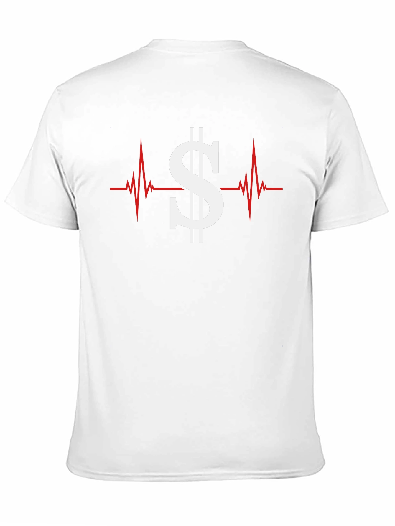 Money Heartbeat Graphic Tee - Black