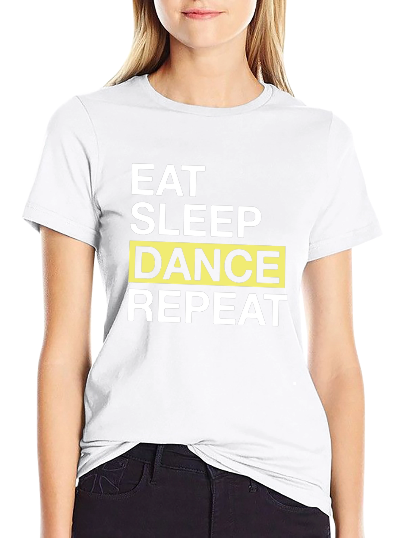 Eat Sleep Dance Repeat Graphic T-Shirt