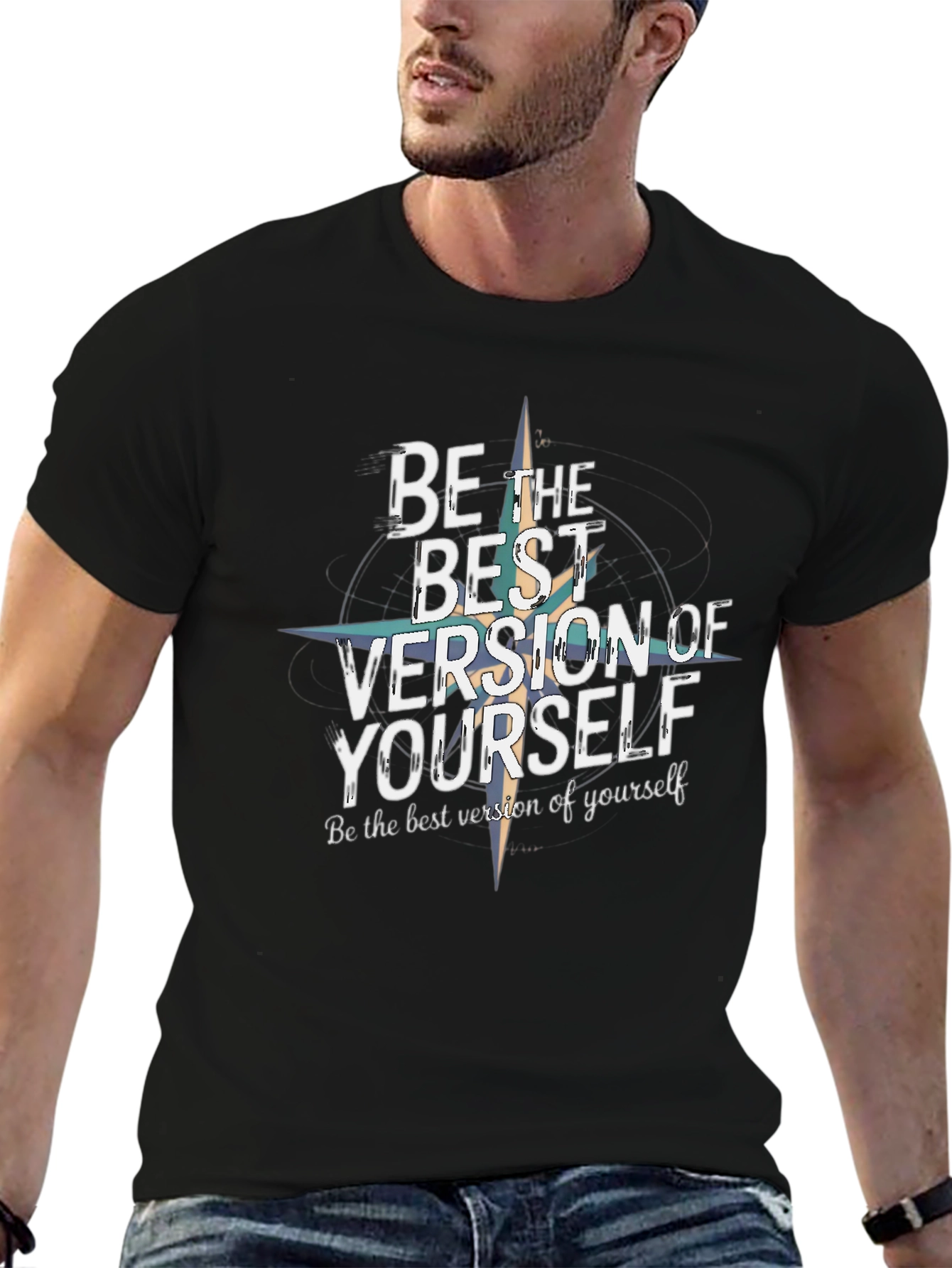 Be The Best Version of Yourself Black T-Shirt