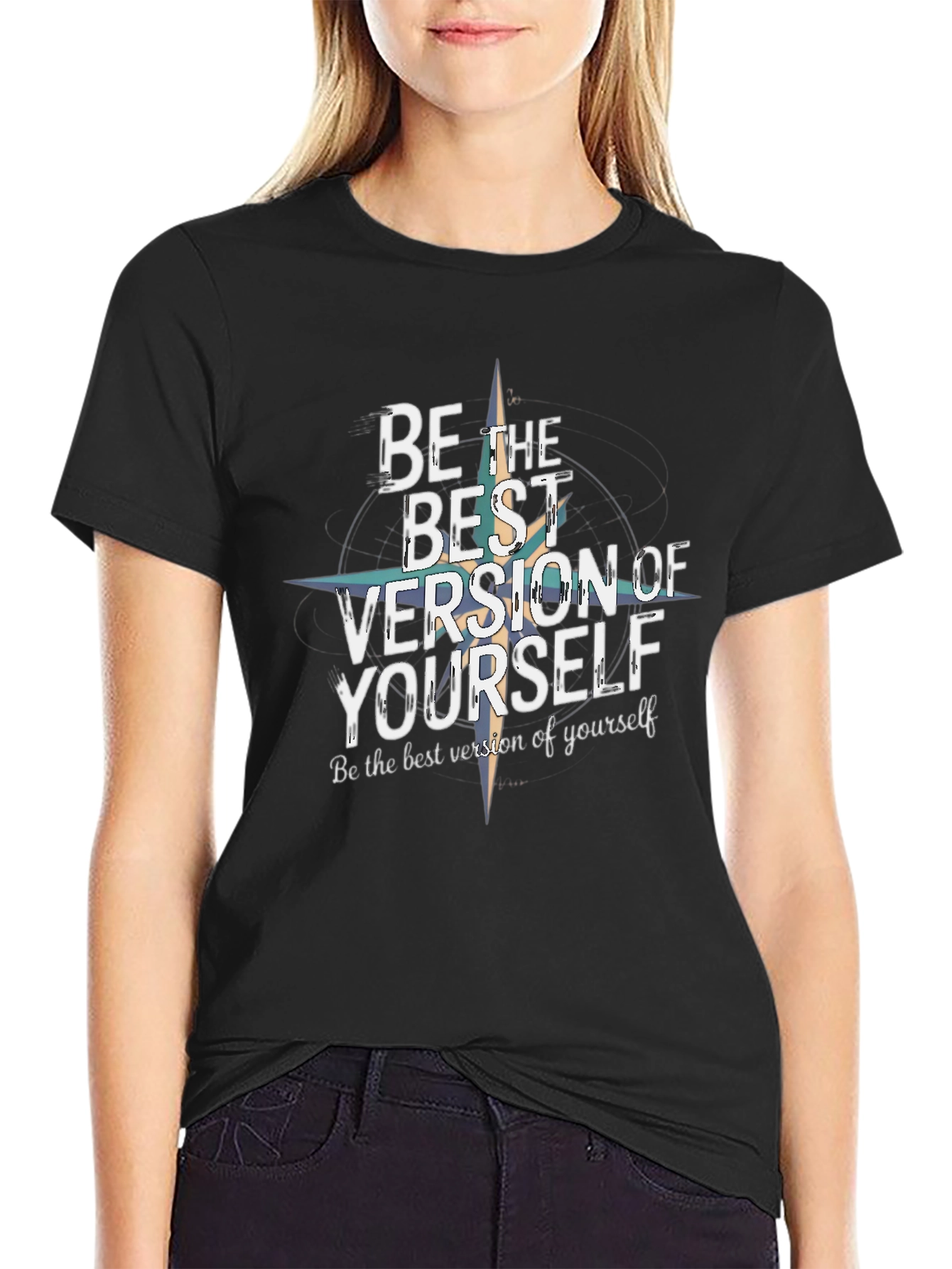 Be The Best Version of Yourself Black T-Shirt