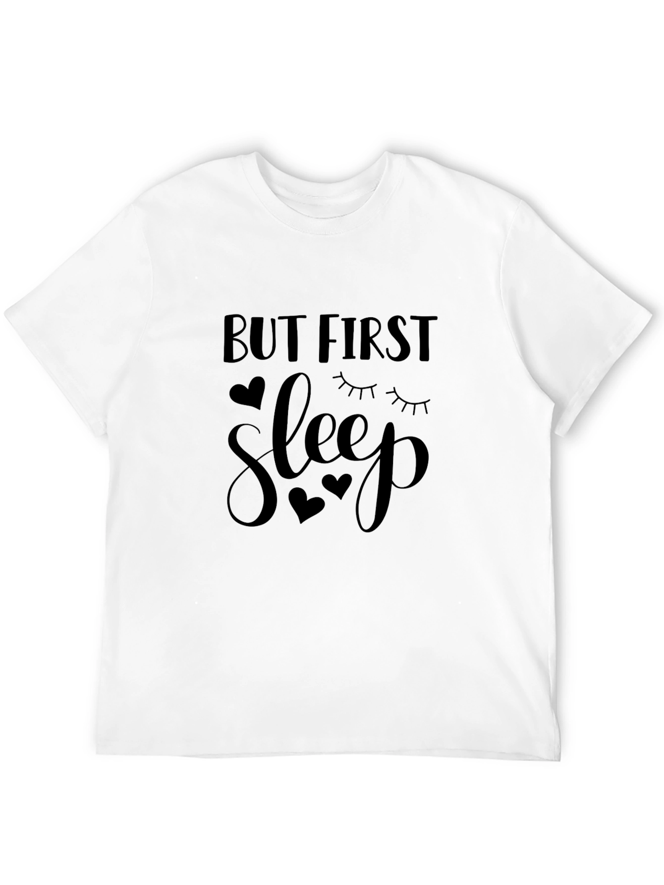 But First Sleep Black Graphic Tee