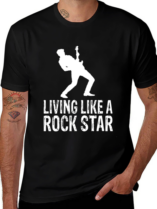 Living Like a Rock Star Graphic Tee