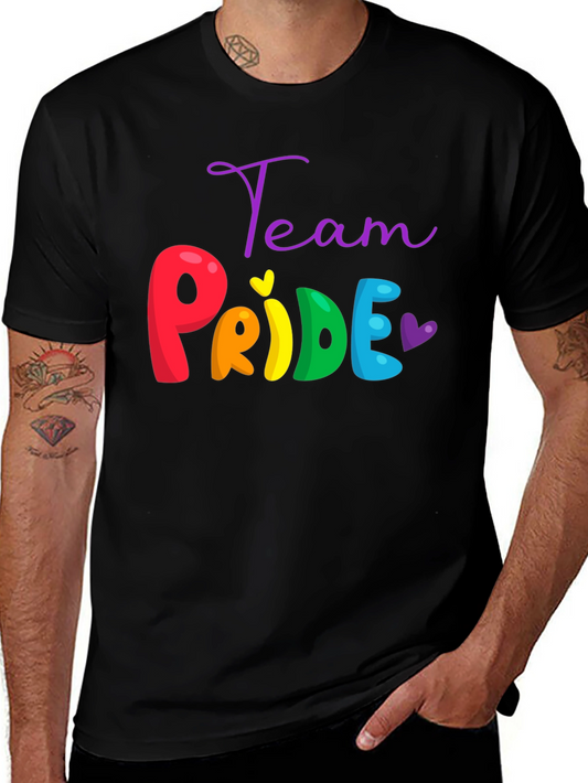 Team Pride T-Shirt - LGBTQ+ Rainbow Graphic Tee