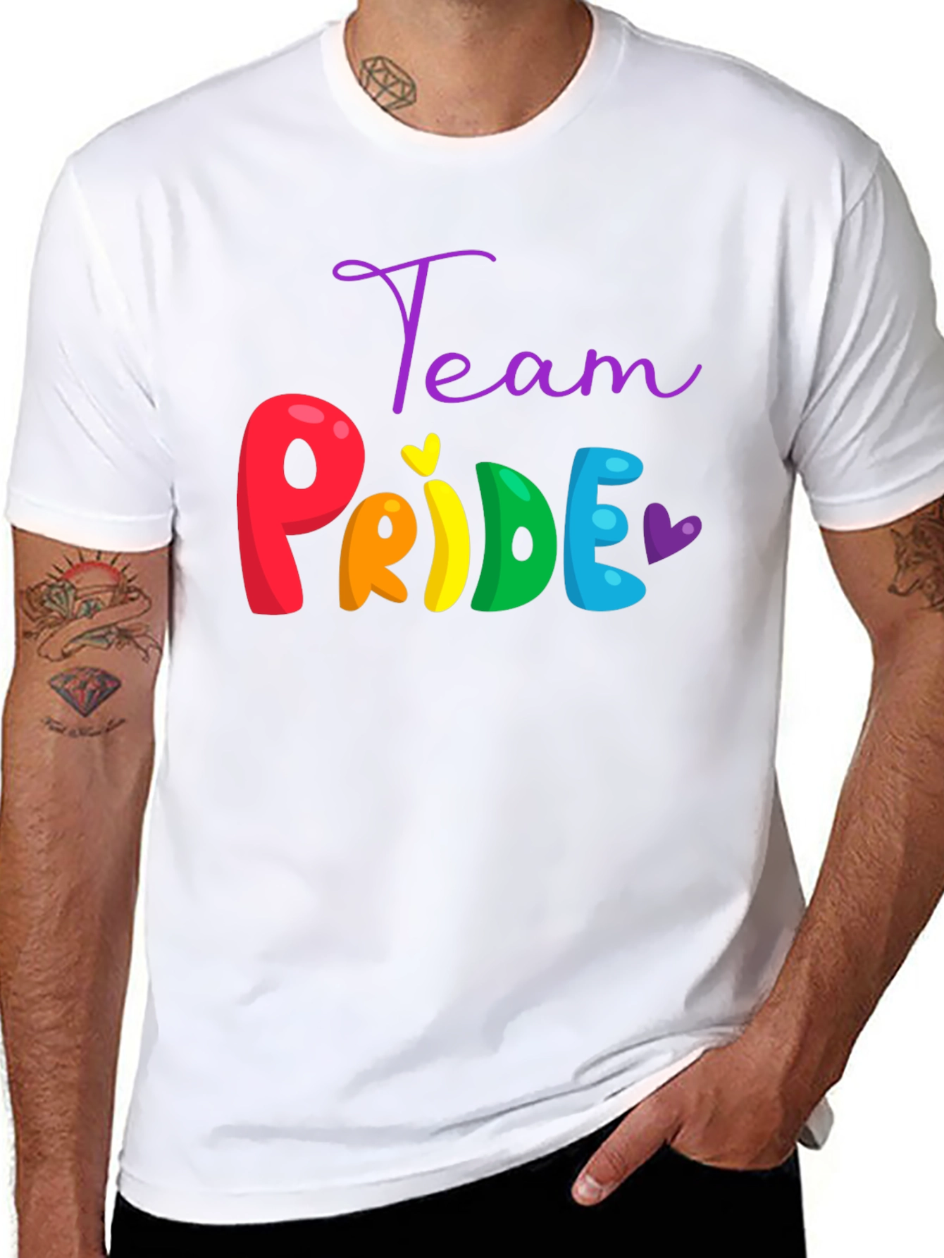 Team Pride T-Shirt - LGBTQ+ Rainbow Graphic Tee