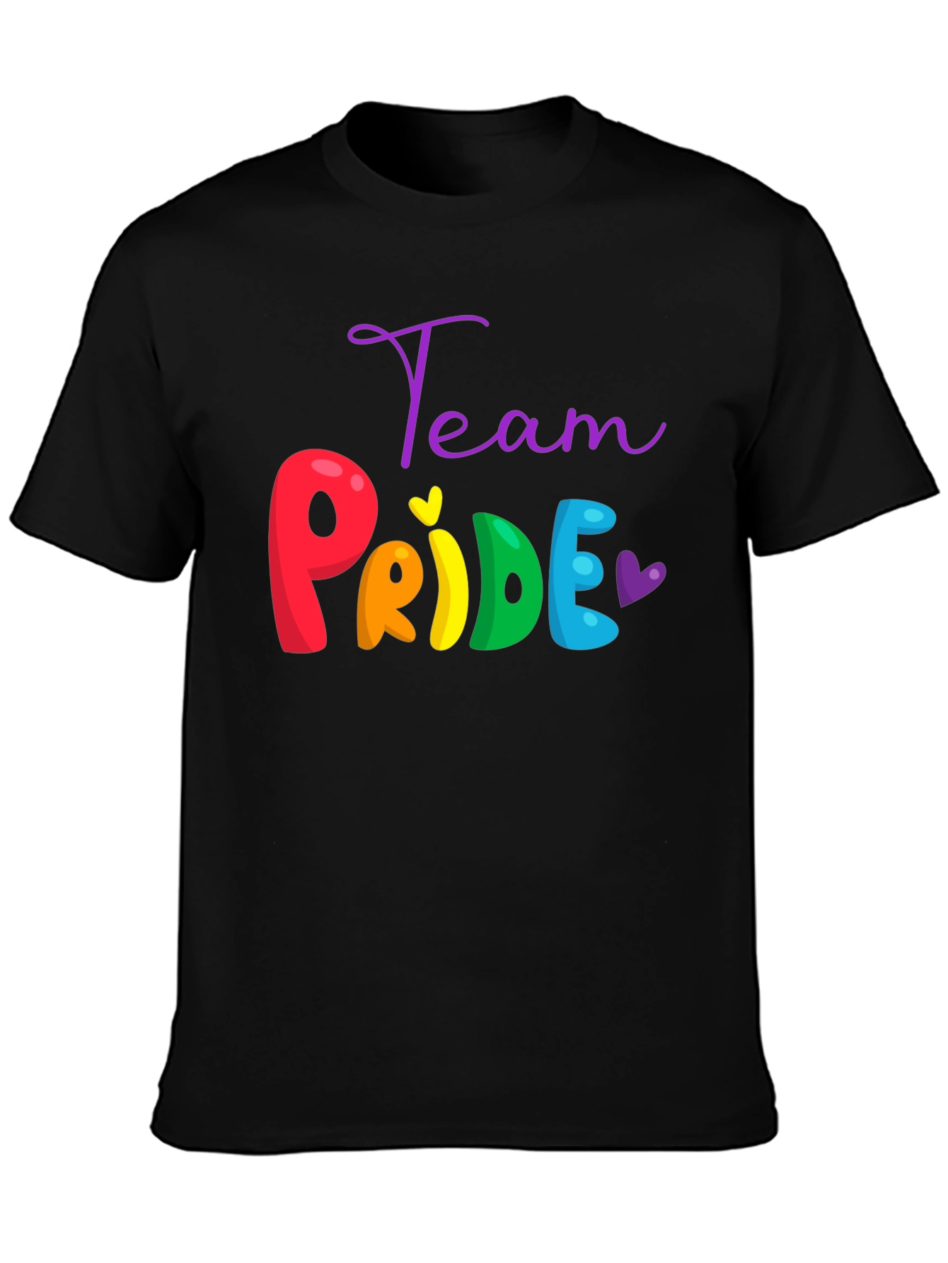 Team Pride T-Shirt - LGBTQ+ Rainbow Graphic Tee