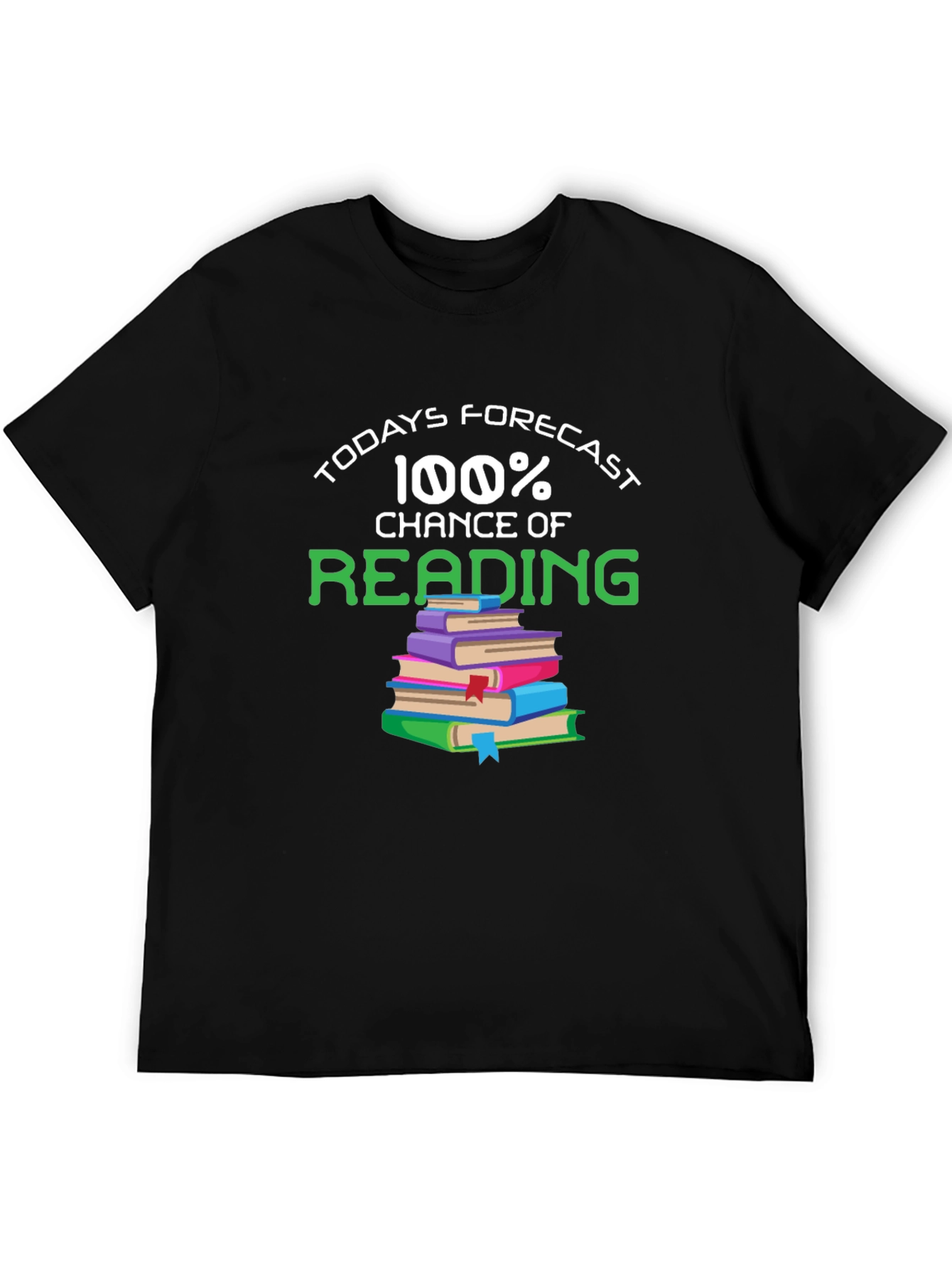 100% Chance of Reading T-Shirt