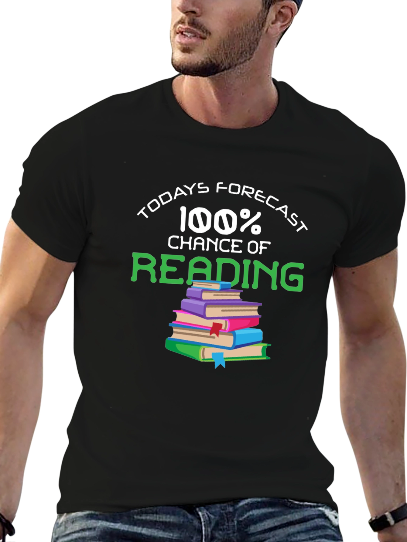 100% Chance of Reading T-Shirt