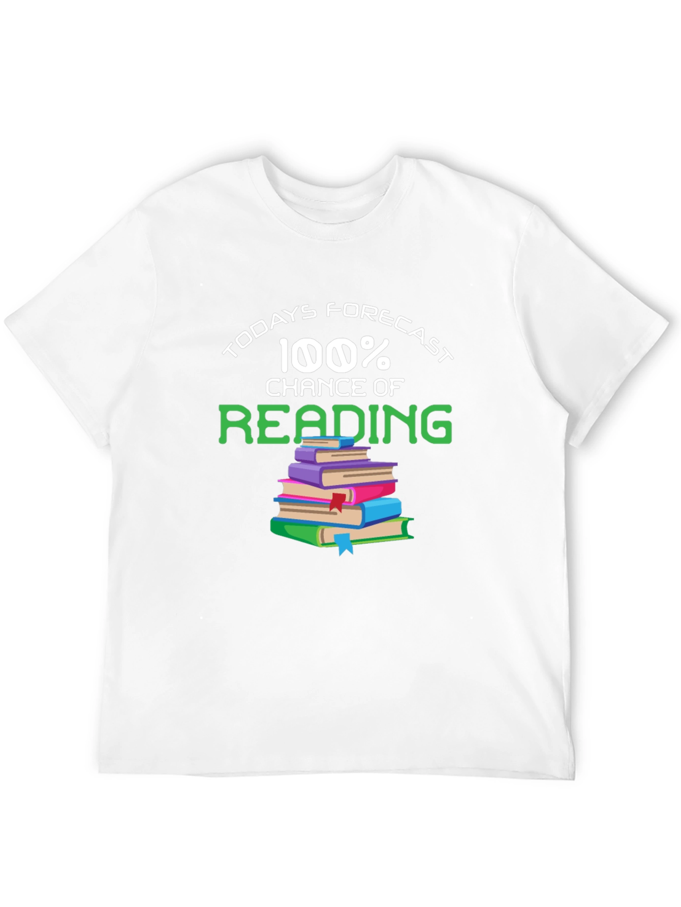 100% Chance of Reading T-Shirt