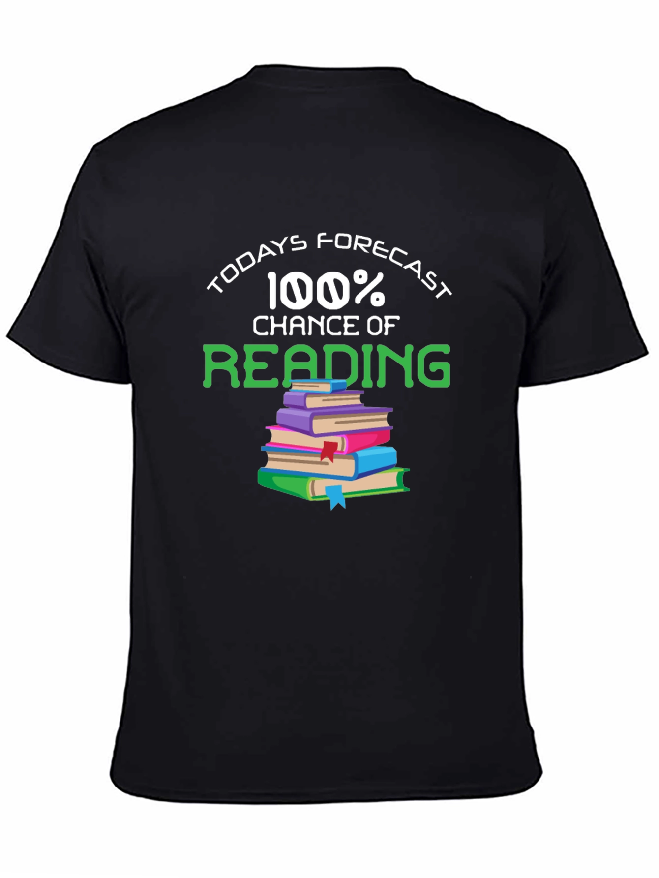 100% Chance of Reading T-Shirt