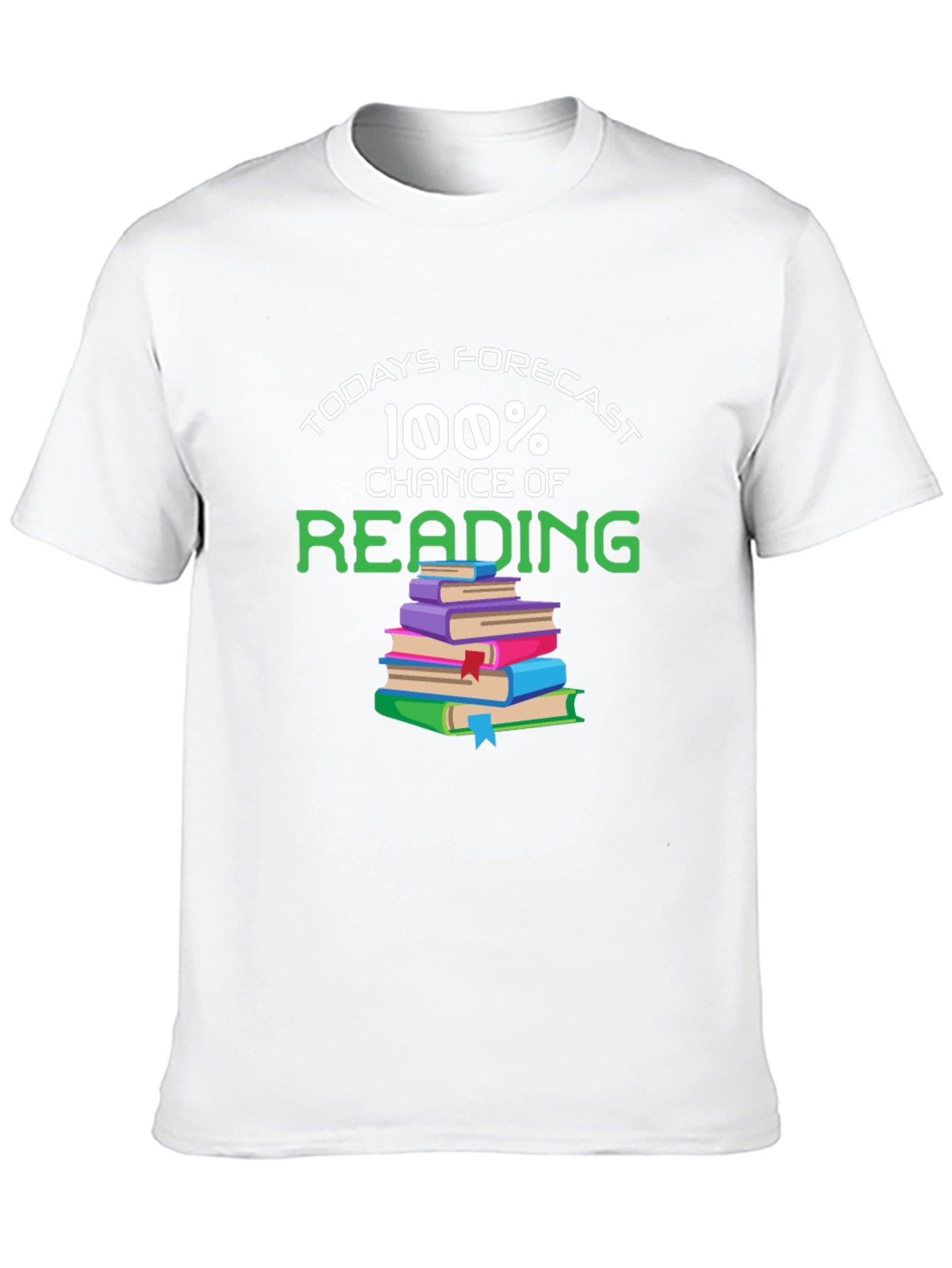 100% Chance of Reading T-Shirt