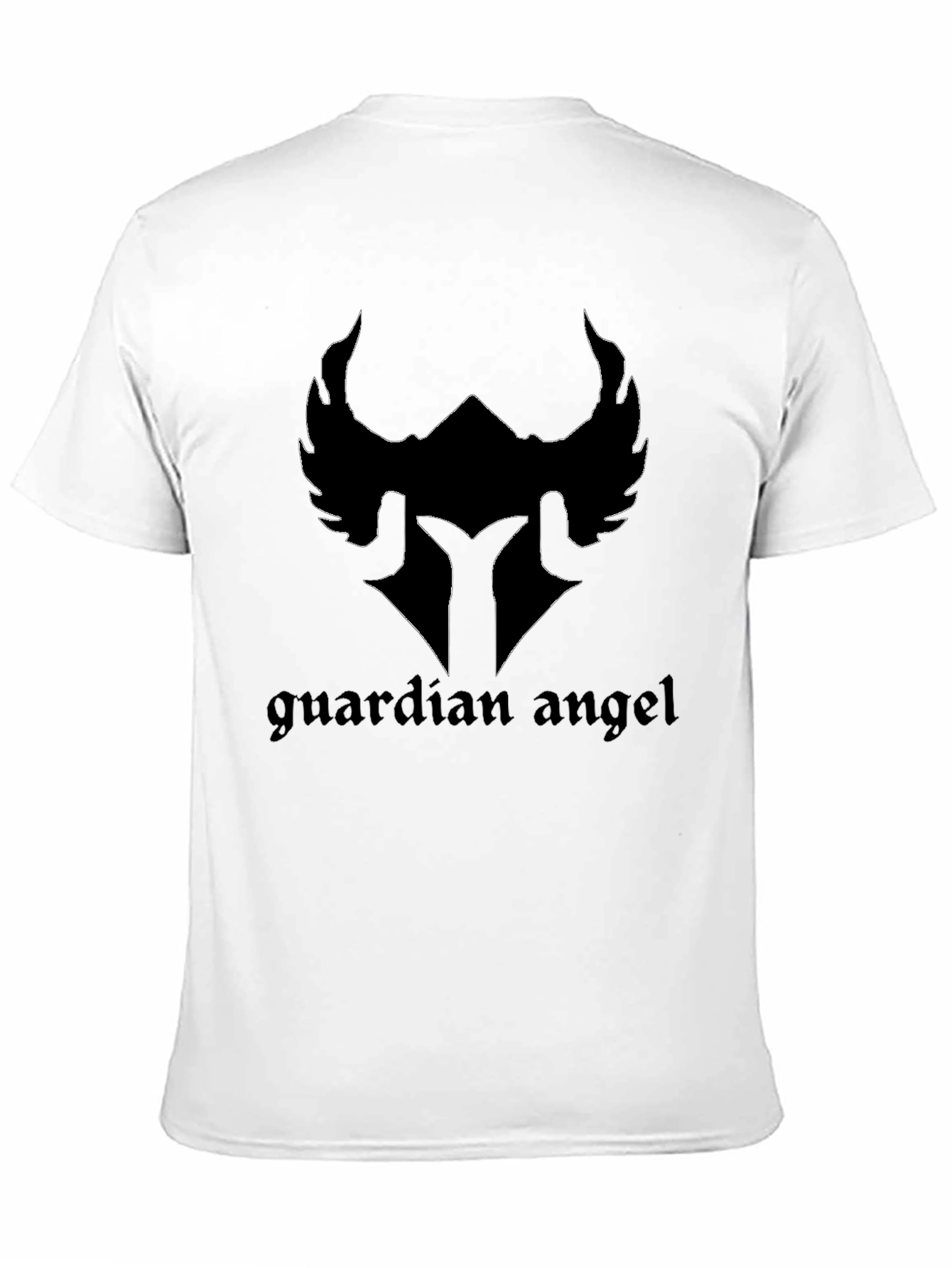Guardian Angel Graphic Black T-Shirt