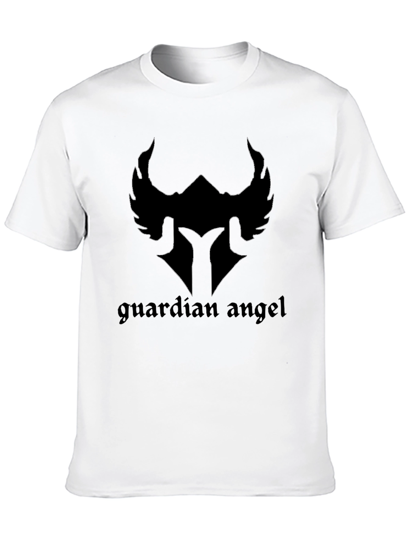 Guardian Angel Graphic Black T-Shirt