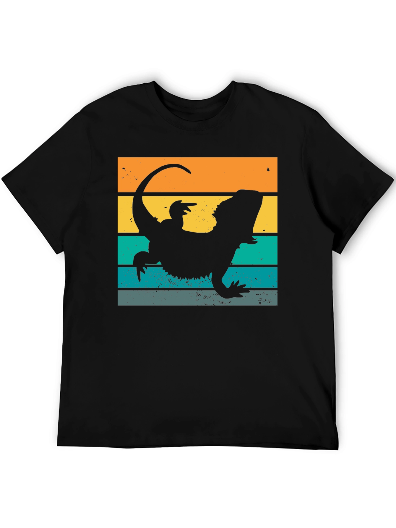Retro Bearded Dragon T-Shirt - Cool Lizard Tee