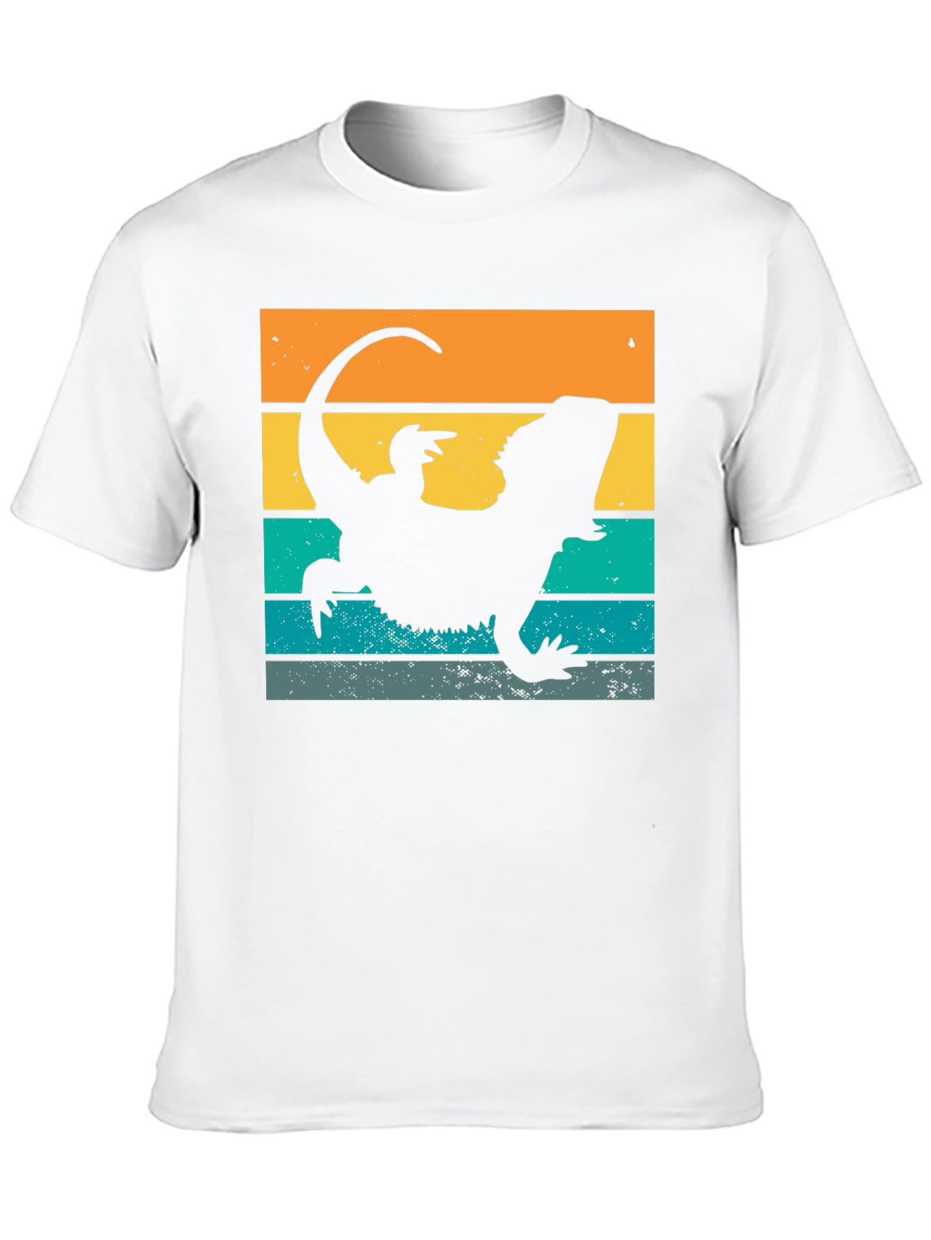 Retro Bearded Dragon T-Shirt - Cool Lizard Tee