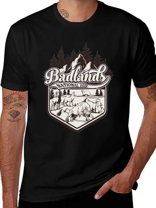 Badlands National Park Graphic Tee - Black