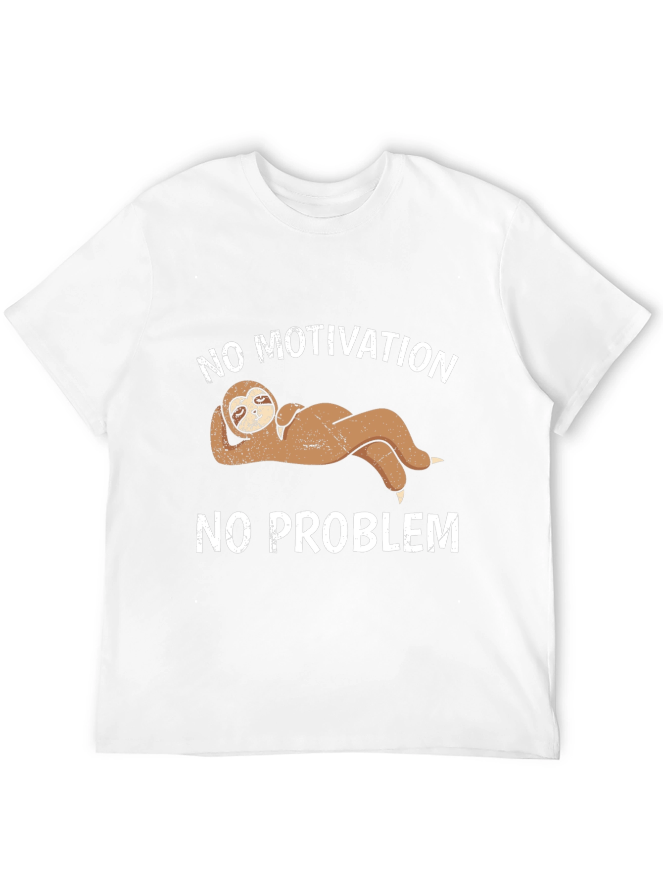 No Motivation No Problem Sloth Graphic Tee